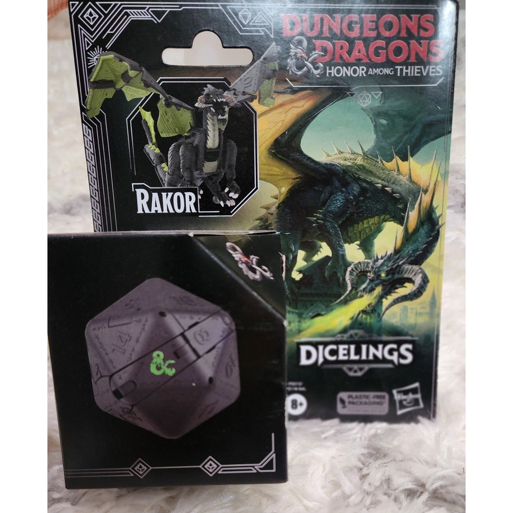 Hasbro Dungeons & Dragons Dicelings Rakor Transforming Action Figure Honor Amon…